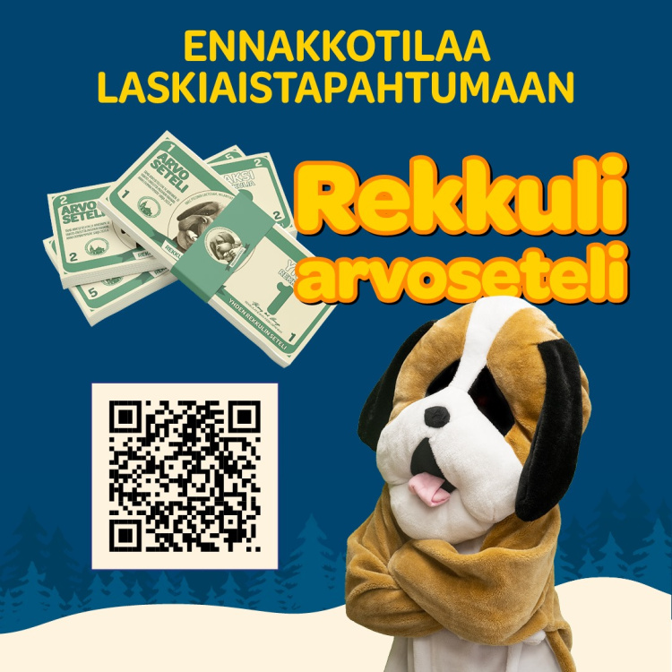 Laskiaistapahtuma Laskiaismainos