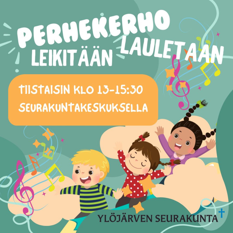 Lammastarhan perhekerho mainoskuva tiistain perhekerhosta